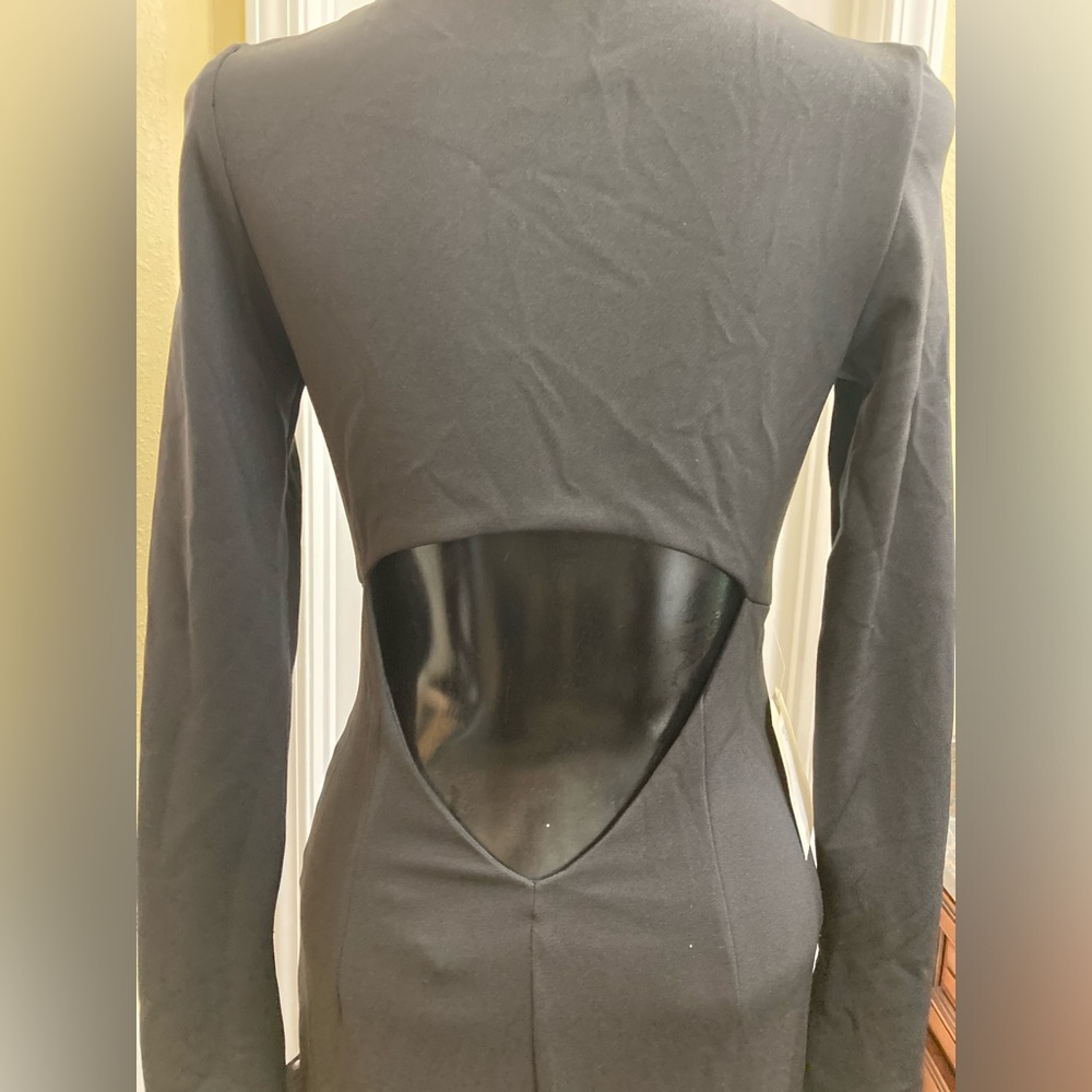 Katie May Cleo Long Sleeve Cutout Back Gown NWT SIZE XS - Picture 9 of 16